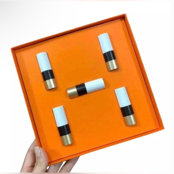 NIB HERMES 5 PIECE LIPST GIFT SET - Picture 2 of 4